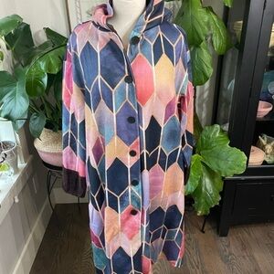 Cute Lightweight Hooded Long Jacket